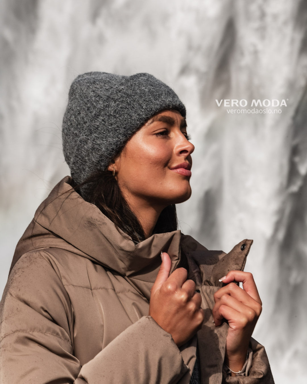 PCBERA Headwear - Medium Grey Melange
